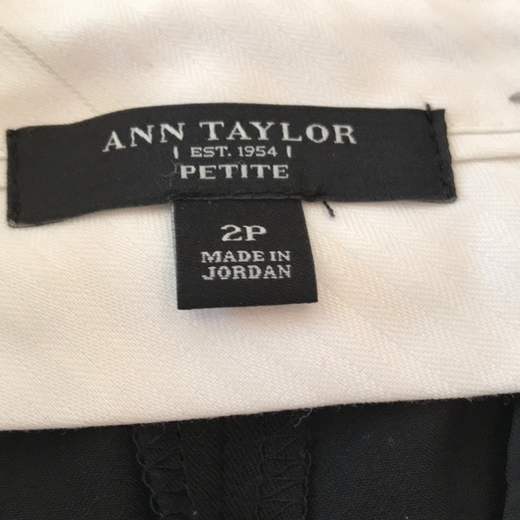 Ann Taylor black pants size 2P, never worn - Picture 2 of 8